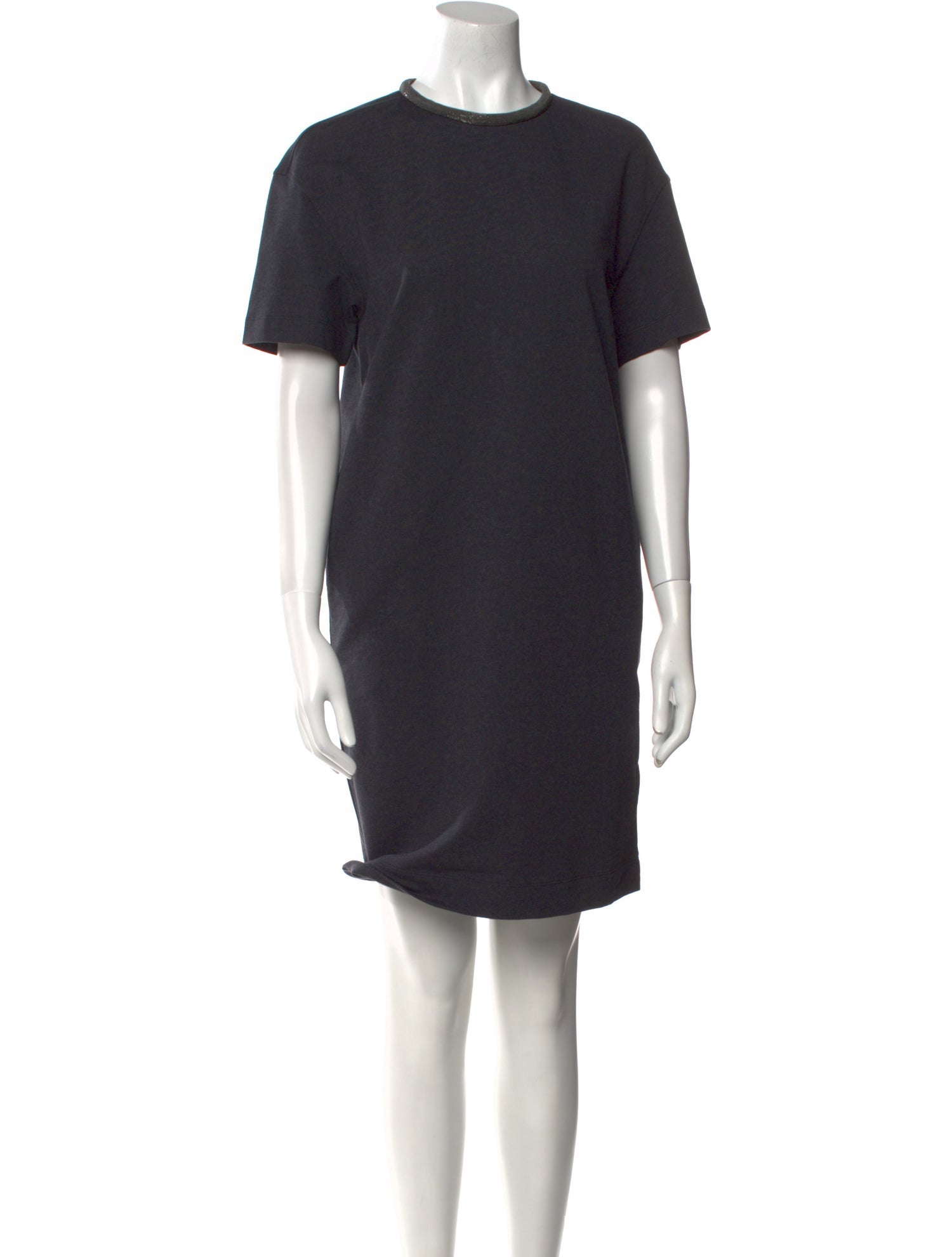 Brunello Cucinelli Crew Neck Mini Dress w/ Tags