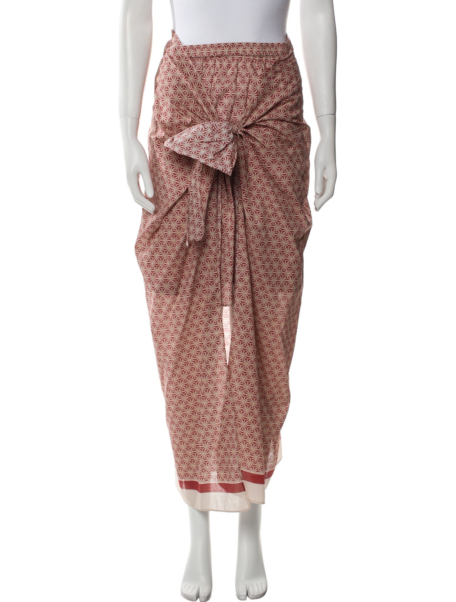 Brunello Cucinelli Printed Midi Length Skirt w/ Tags
