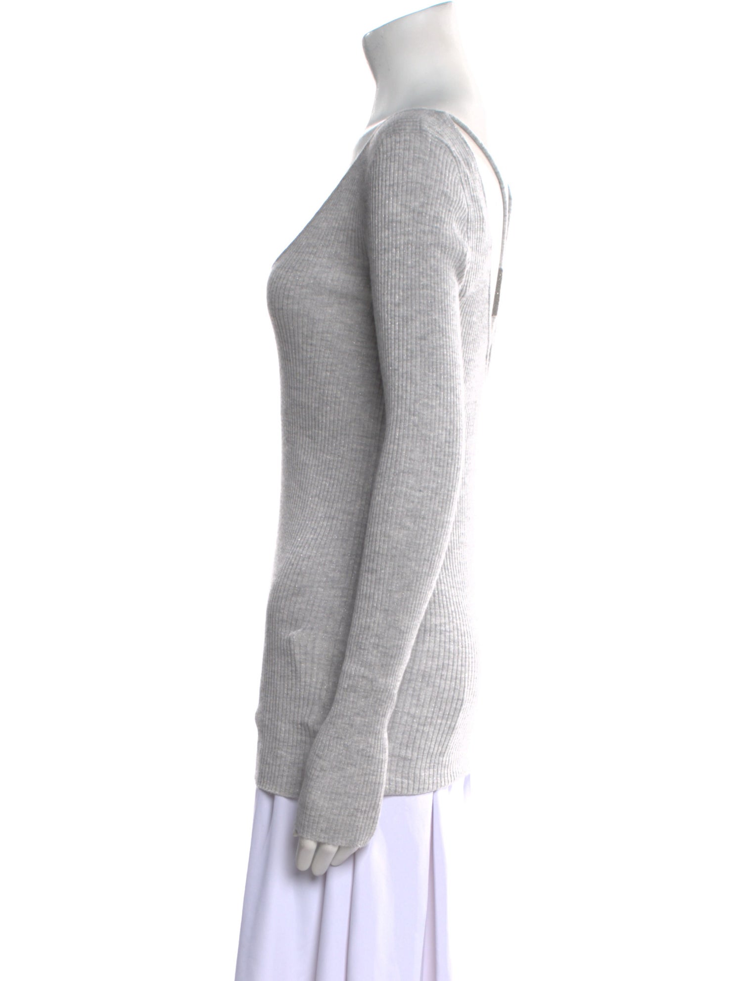 Brunello Cucinelli Cashmere V-Neck T-Shirt w/ Tags