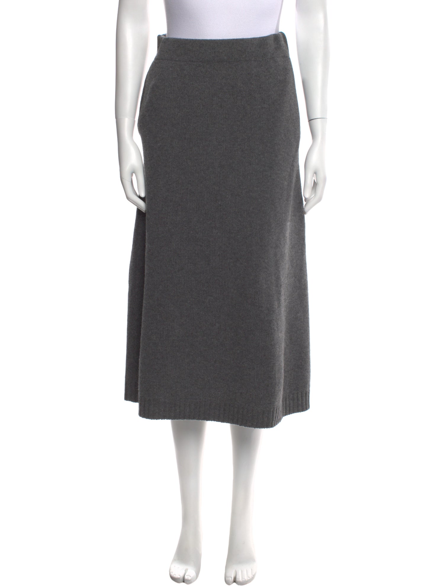 Brunello Cucinelli Virgin Wool Midi Length Skirt