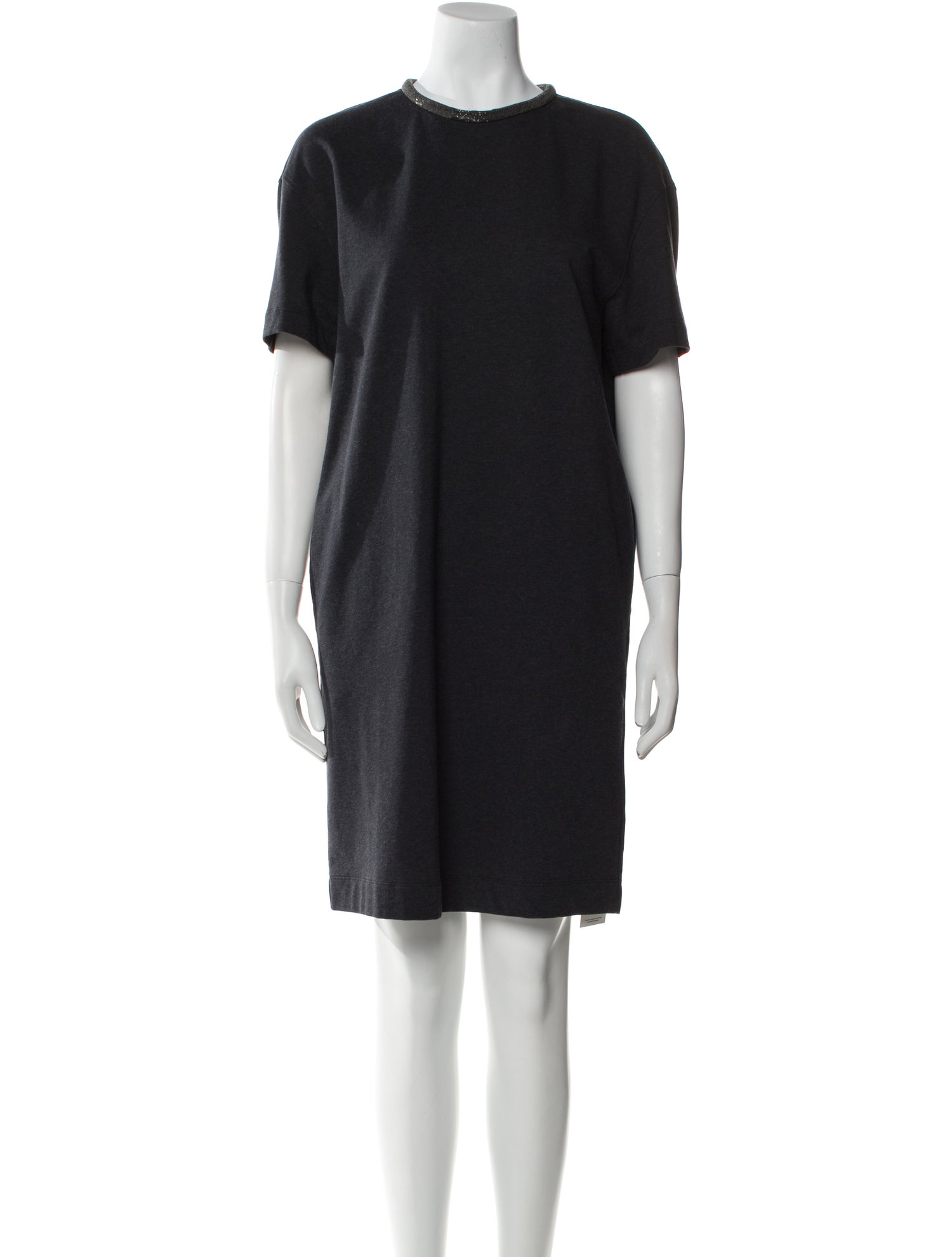 Brunello Cucinelli Crew Neck Mini Dress w/ Tags