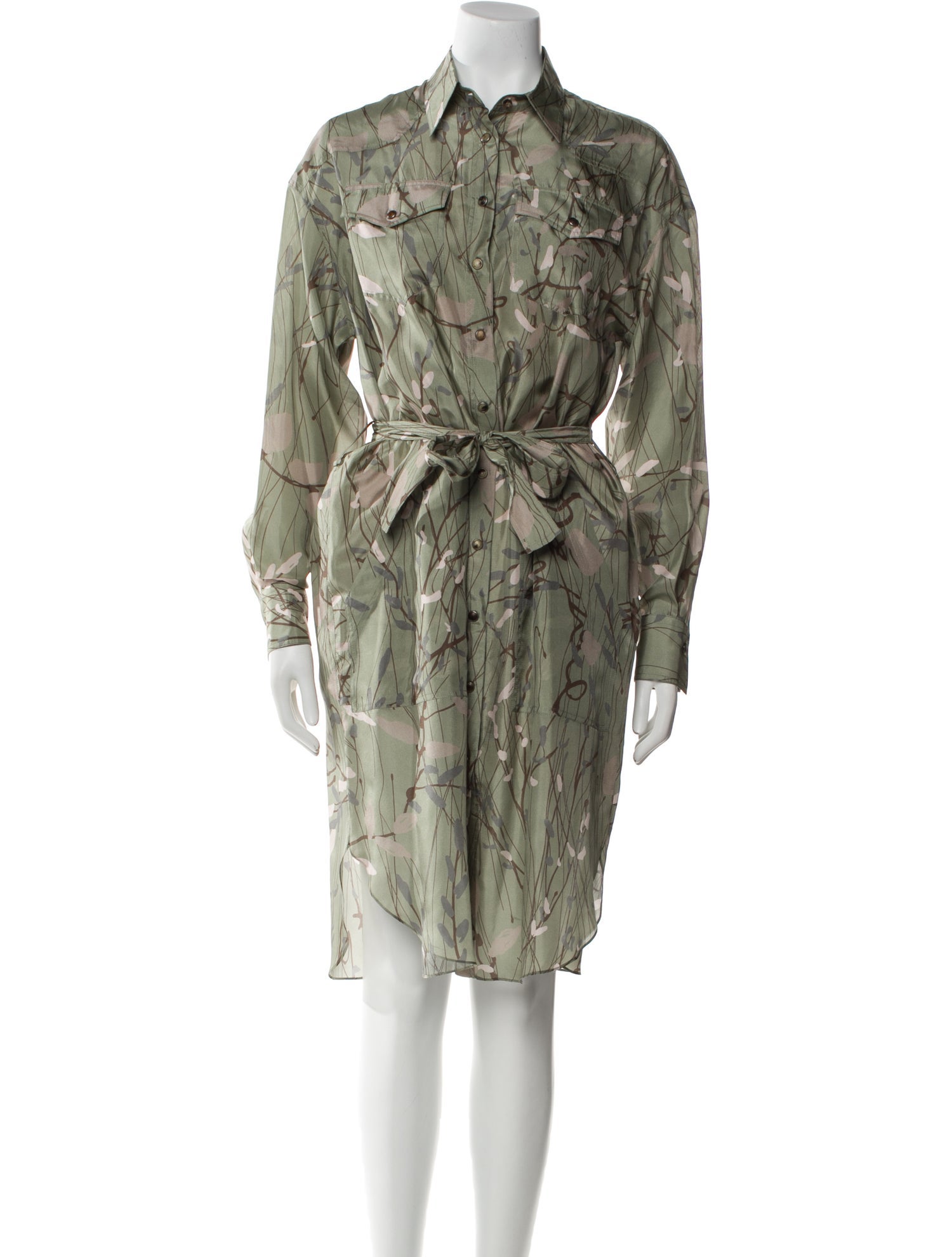 Brunello Cucinelli Printed Mini Dress w/ Tags