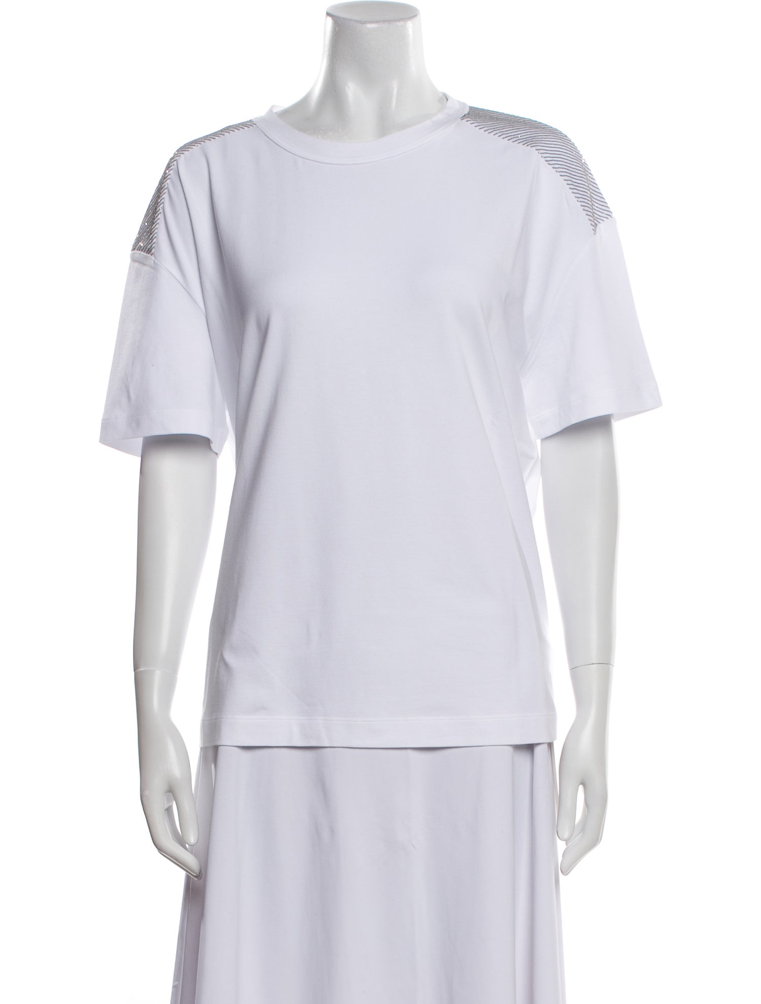 Brunello Cucinelli Crew Neck Short Sleeve T-Shirt