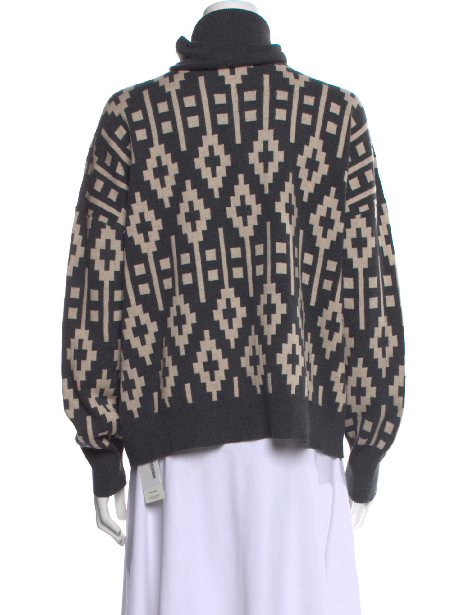 Brunello Cucinelli Virgin Wool Printed Sweater