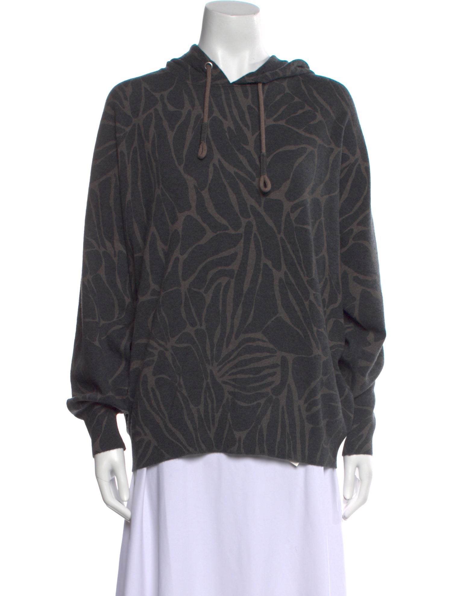Brunello Cucinelli Printed Crew Neck Sweater