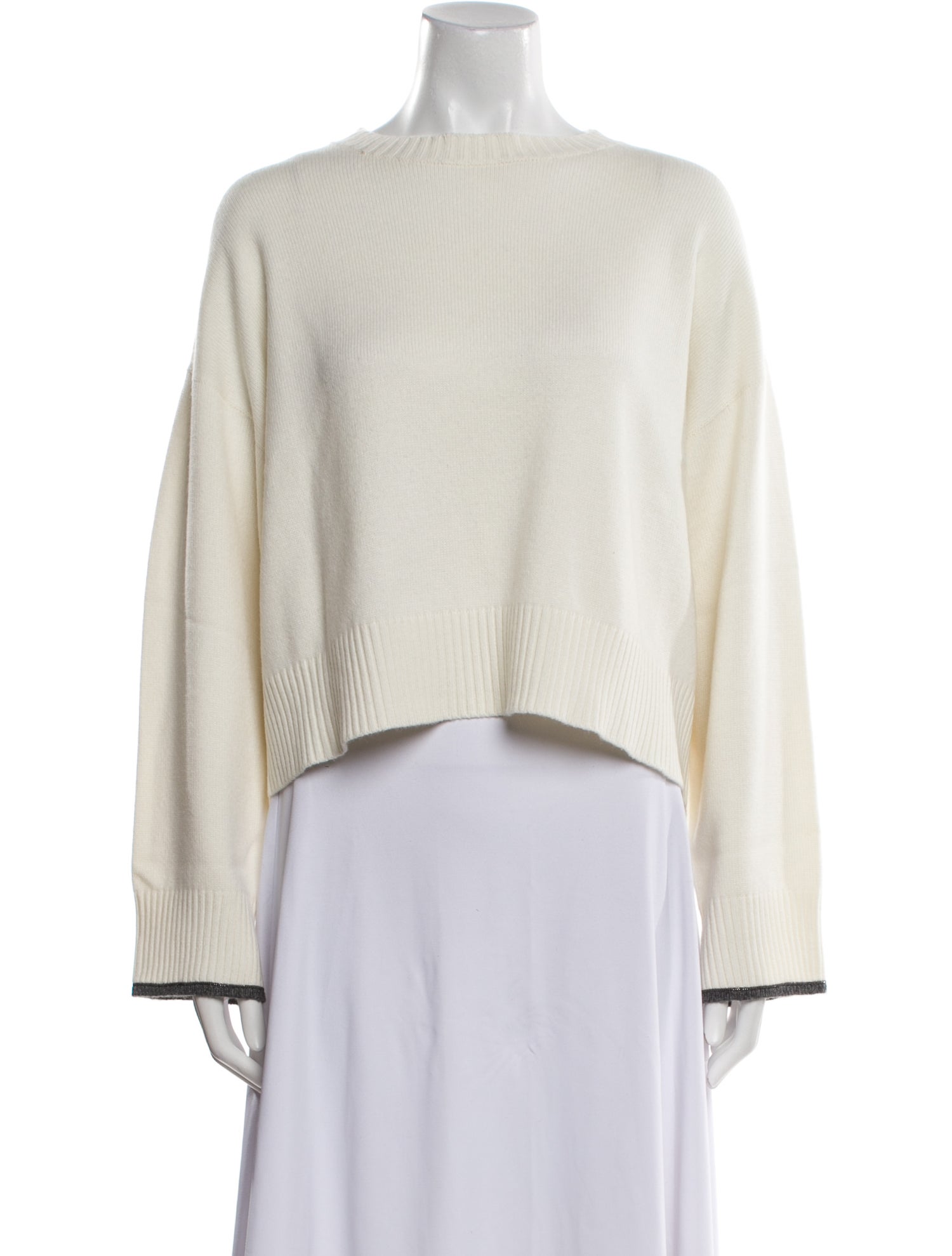 Brunello Cucinelli Cashmere Bateau Neckline Sweater