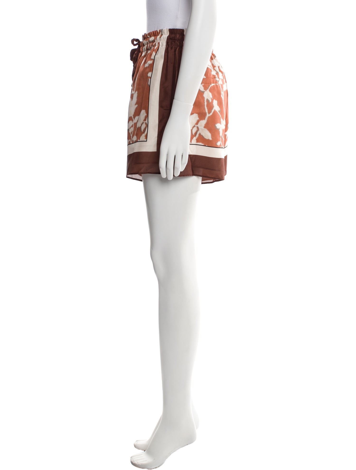 Brunello Cucinelli Silk Mini Shorts w/ Tags