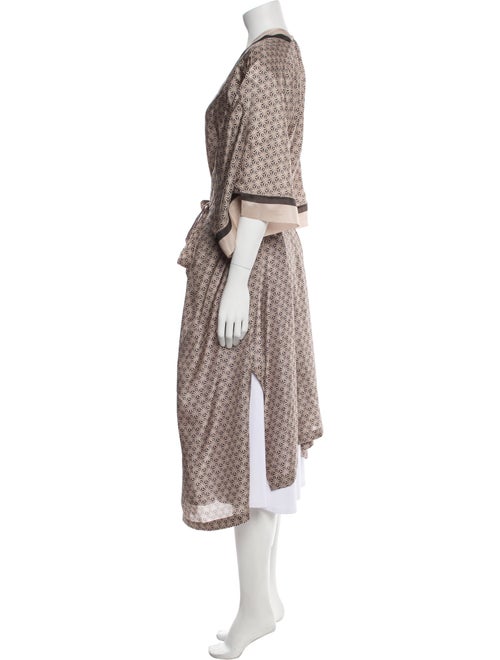 Brunello Cucinelli Silk Printed Robe