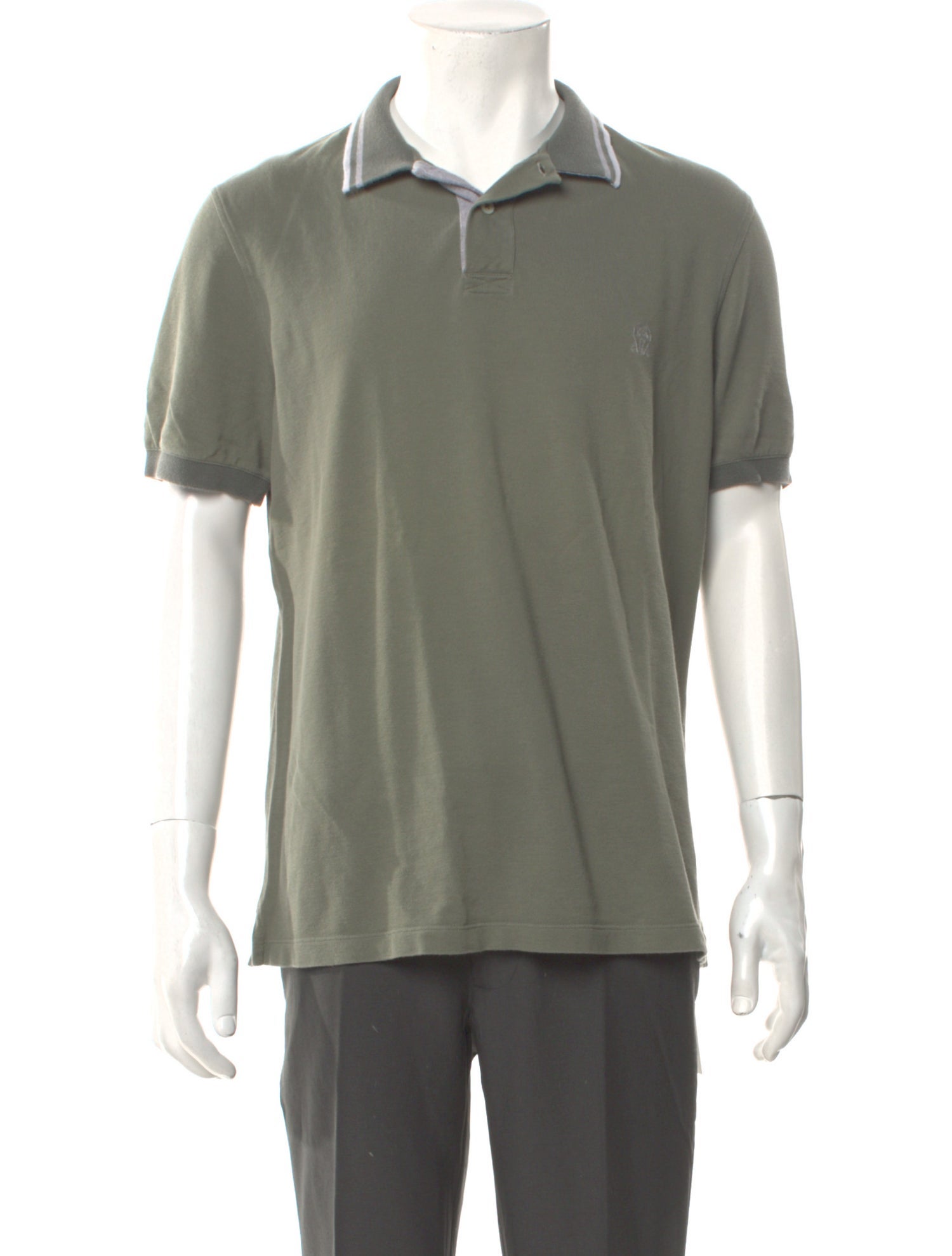 Brunello Cucinelli Collar Short Sleeve Polo Shirt