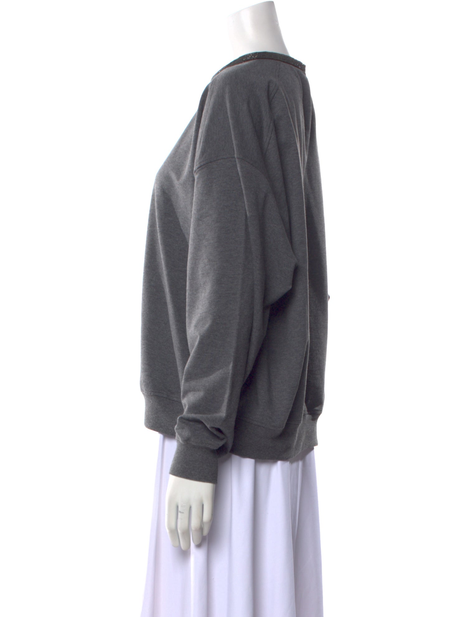 Brunello Cucinelli Crew Neck Long Sleeve Sweatshirt w/ Tags