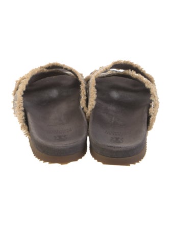 Brunello Cucinelli Monili Fringe Trim Accent Slides