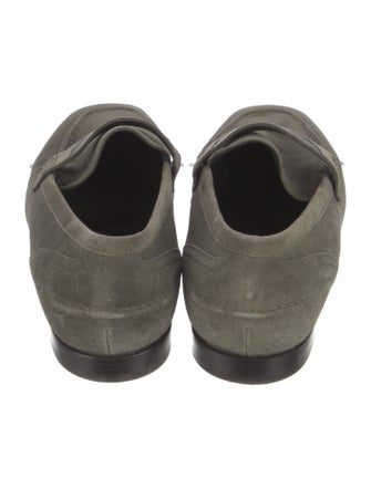 Brunello Cucinelli Monili Suede Loafers