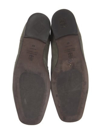 Brunello Cucinelli Monili Suede Loafers