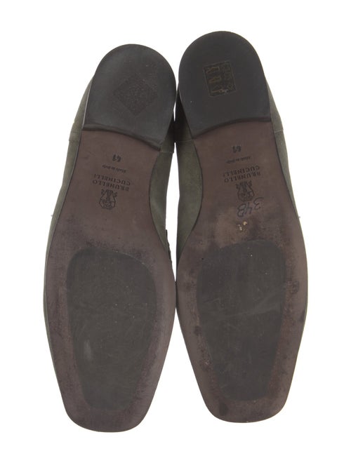 Brunello Cucinelli Monili Suede Loafers