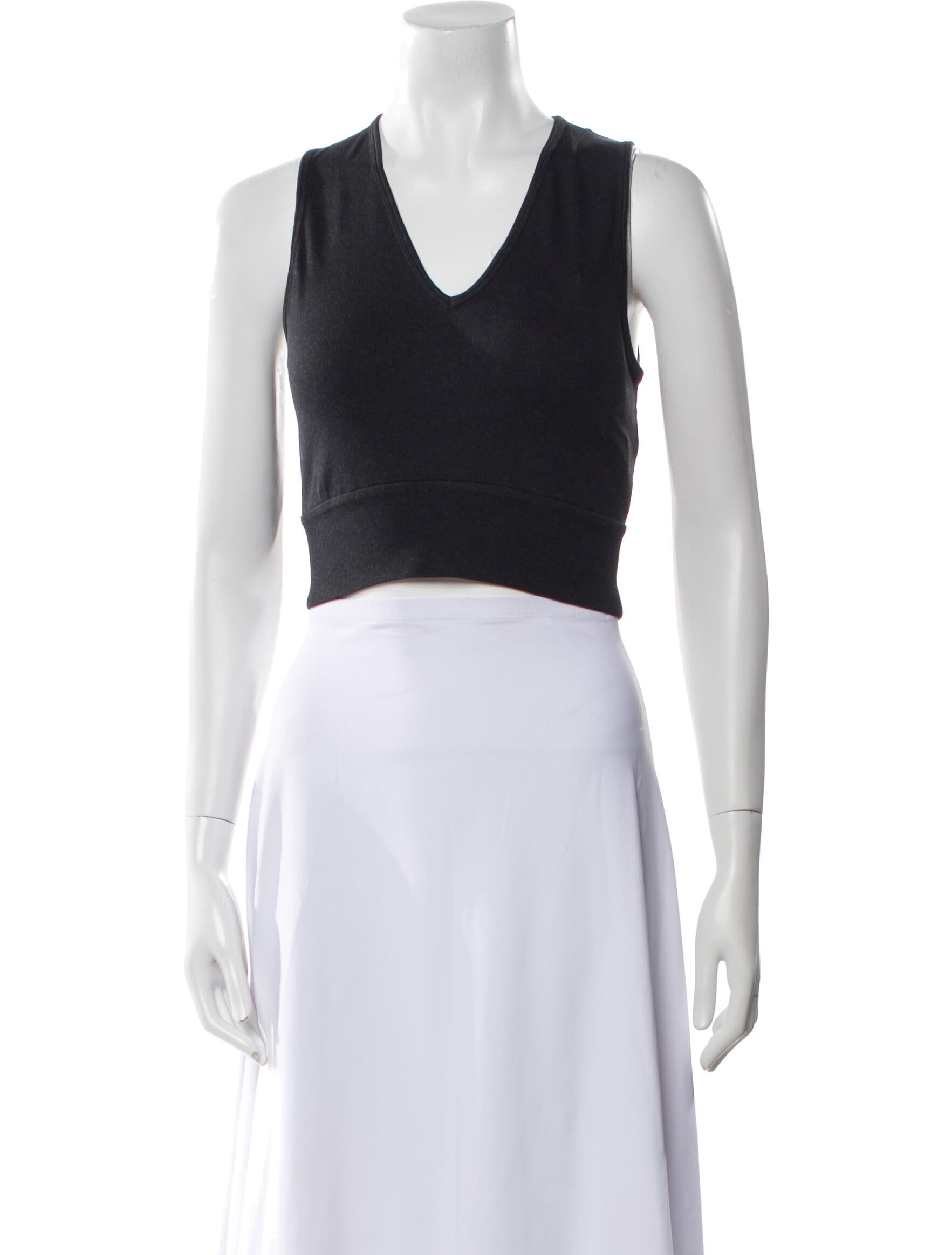 Brunello Cucinelli V-Neck Sleeveless Crop Top w/ Tags