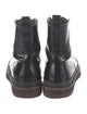 Brunello Cucinelli Monili Patent Leather Combat Boots