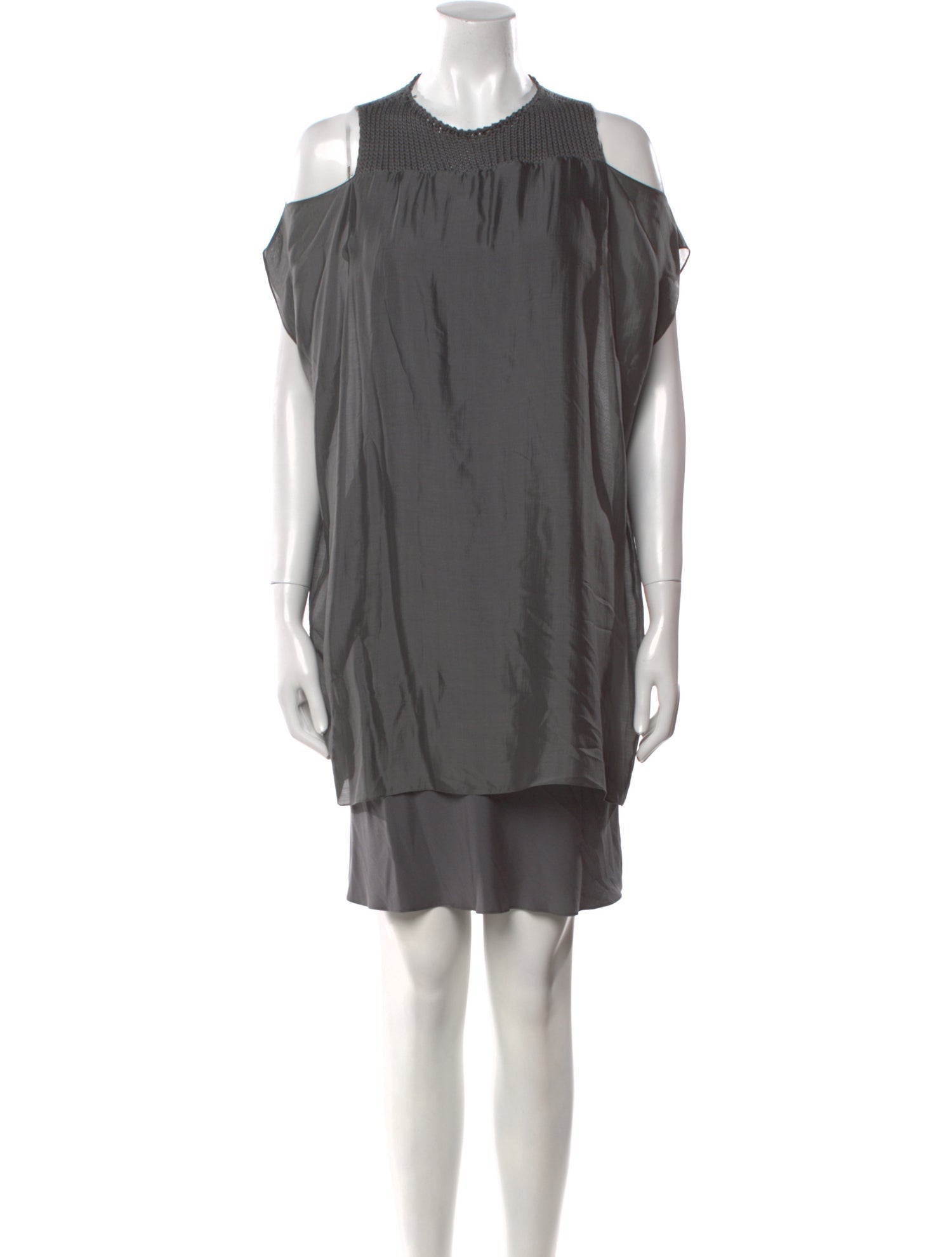 Brunello Cucinelli Silk Knee-Length Dress