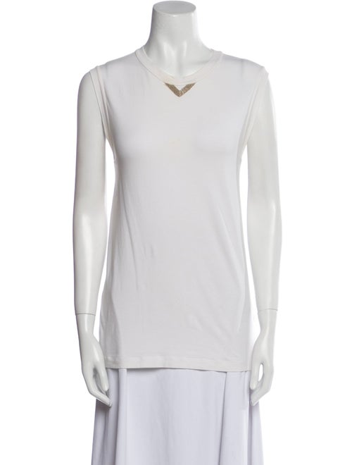 Brunello Cucinelli V-Neck Sleeveless Top