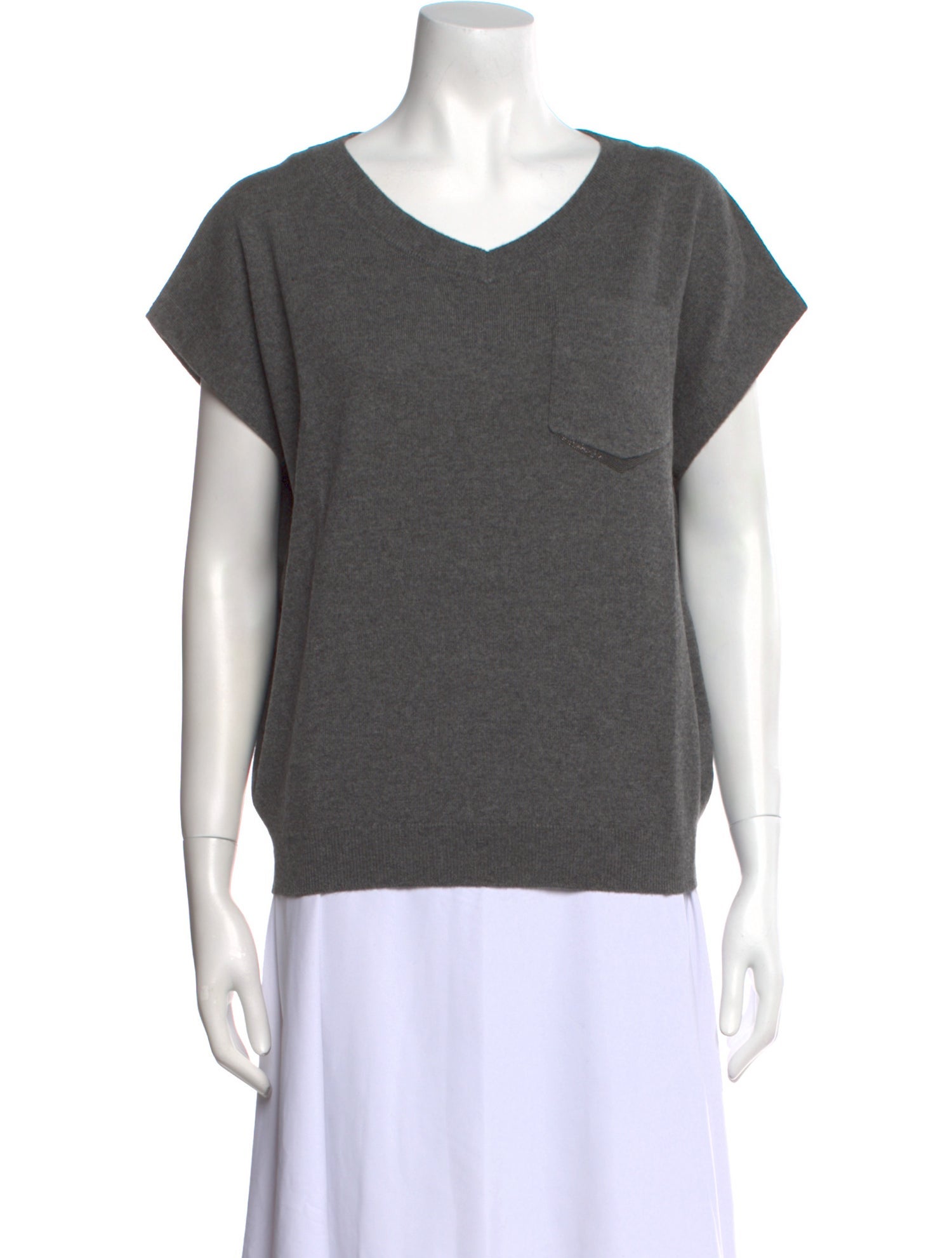 Brunello Cucinelli Cashmere V-Neck Sweater