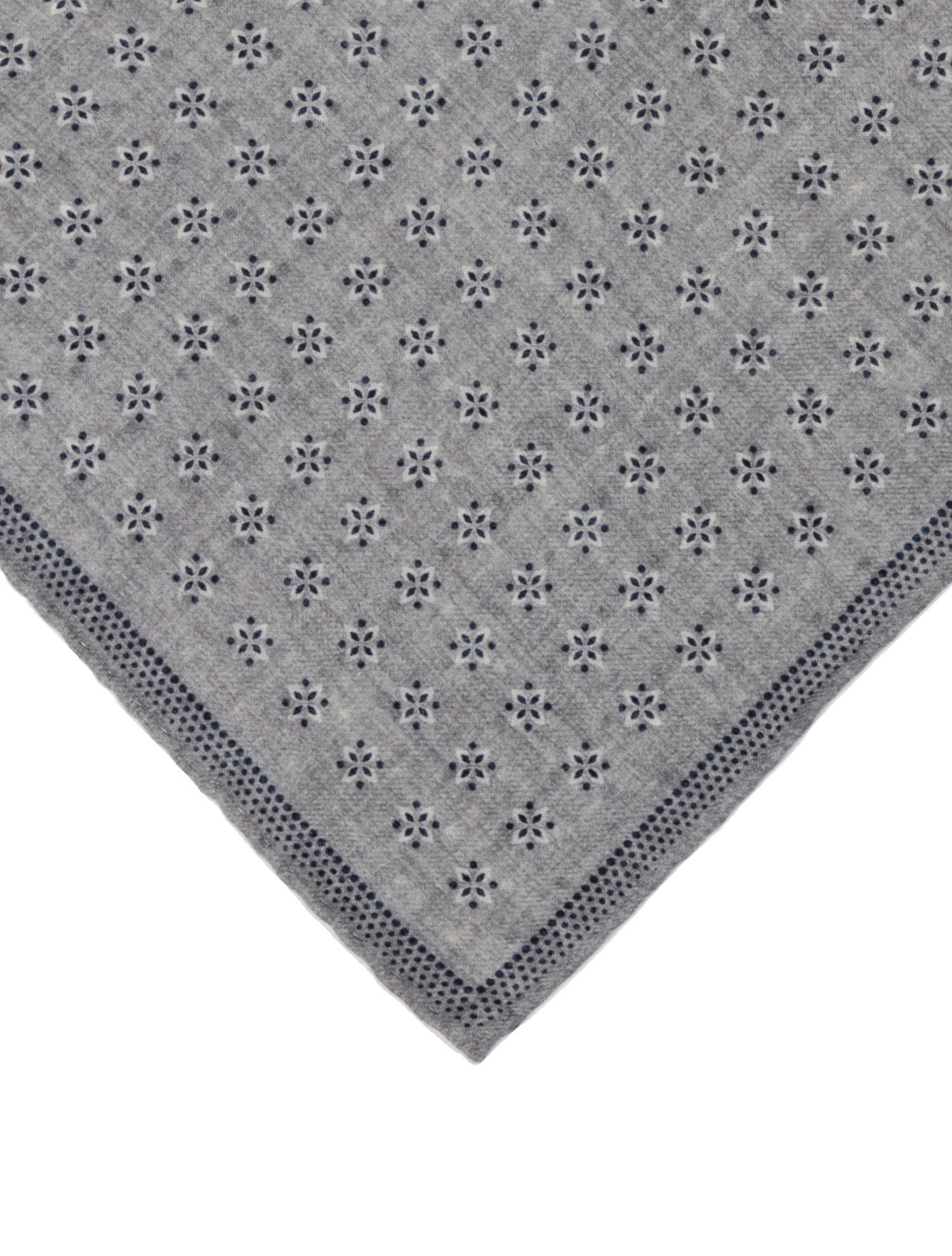 Brunello Cucinelli patterned pocket square