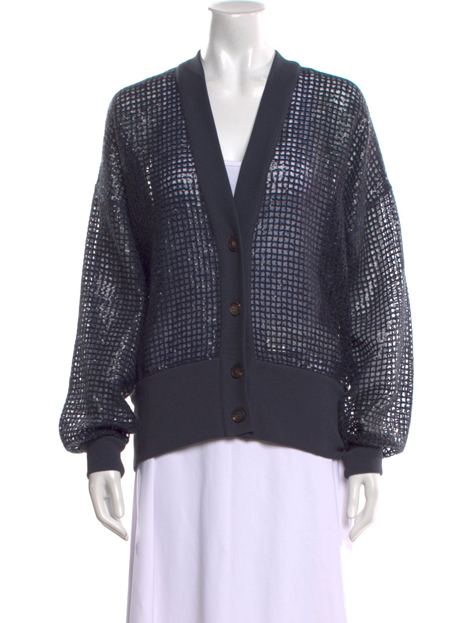 Brunello Cucinelli V-Neck Sweater w/ Tags