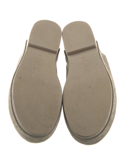 Brunello Cucinelli Monili Suede Mules