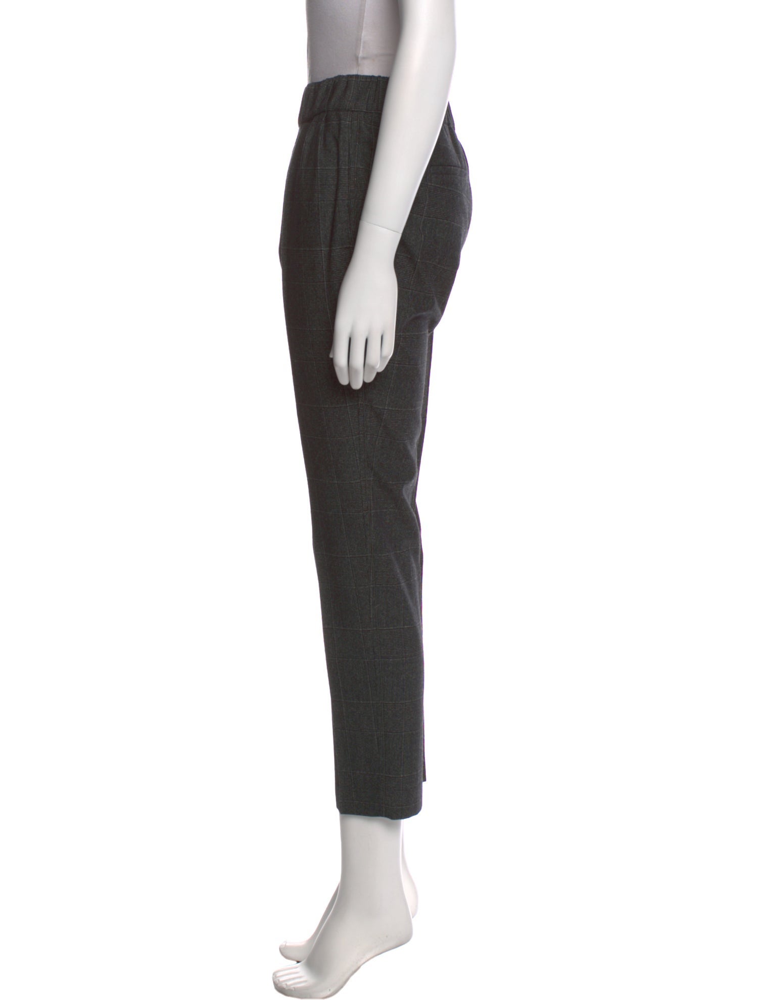 Brunello Cucinelli Wool Straight Leg Pants