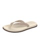 Brunello Cucinelli Suede Flip Flops