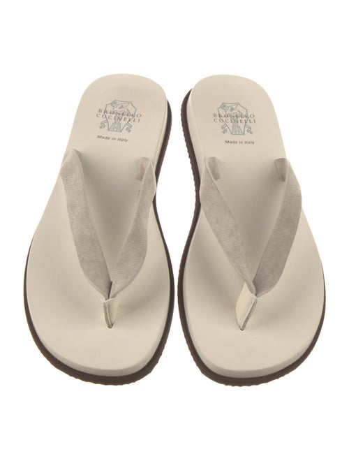 Brunello Cucinelli Suede Slides