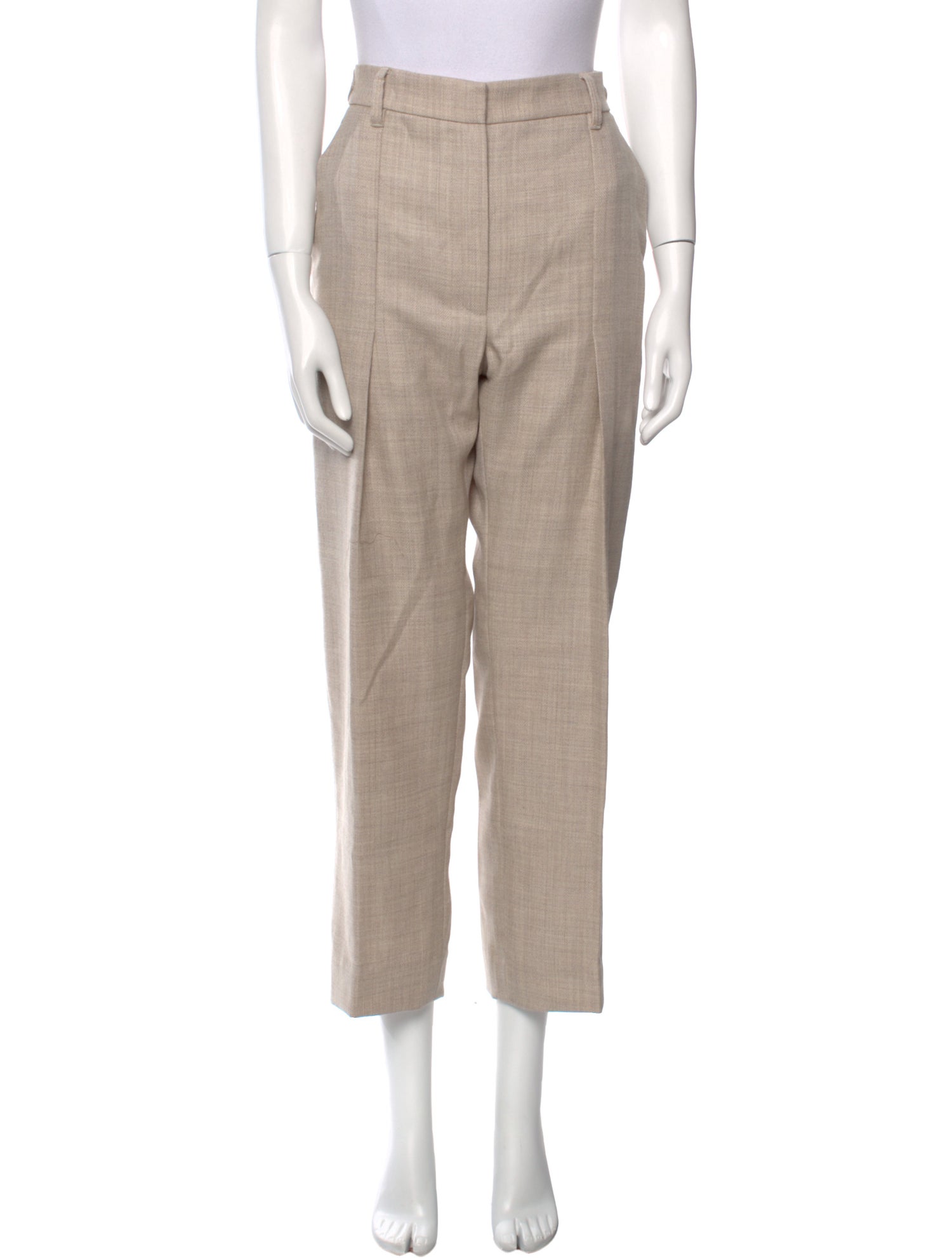 Brunello Cucinelli Virgin Wool Straight Leg Pants
