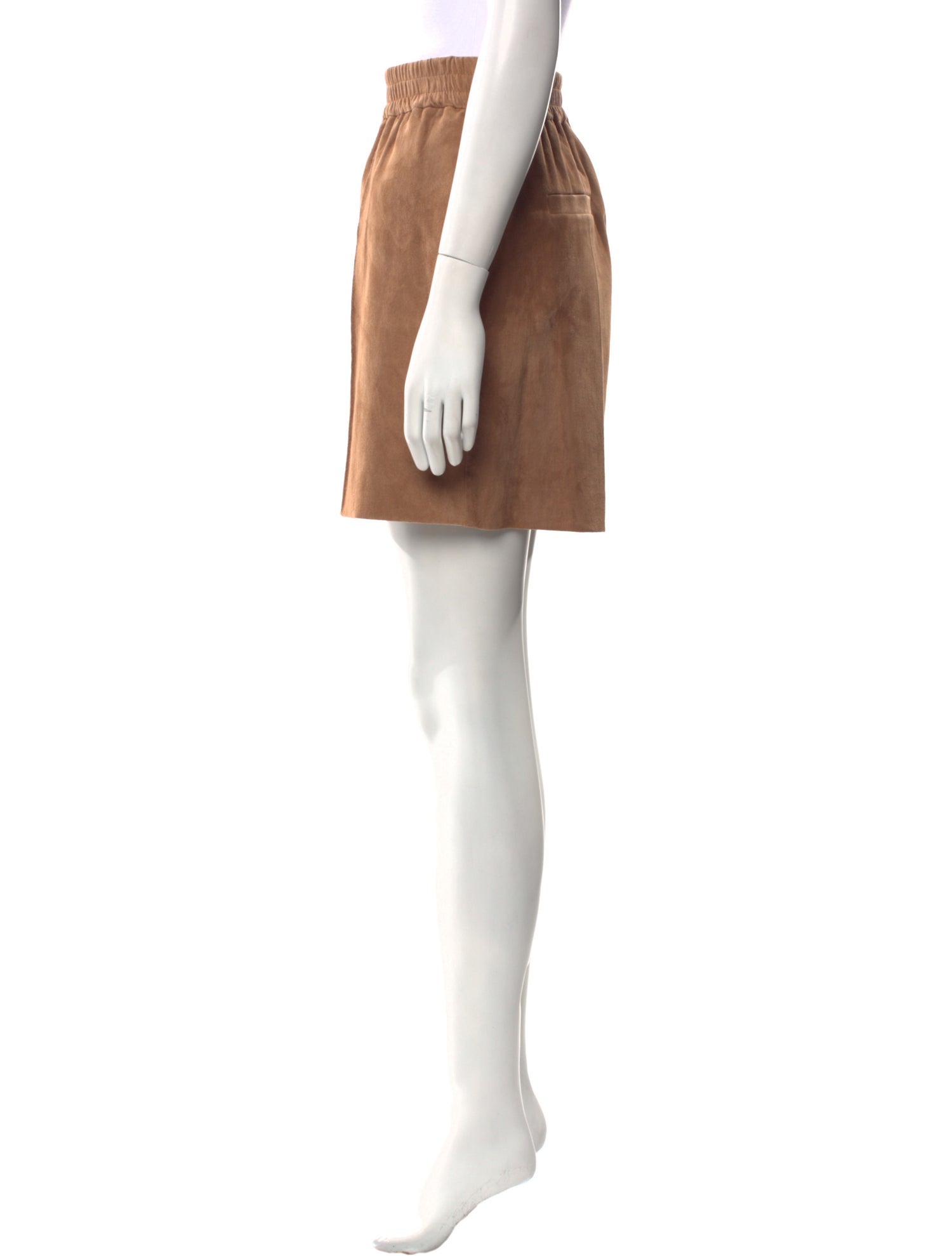 Brunello Cucinelli Leather Mini Shorts w/ Tags