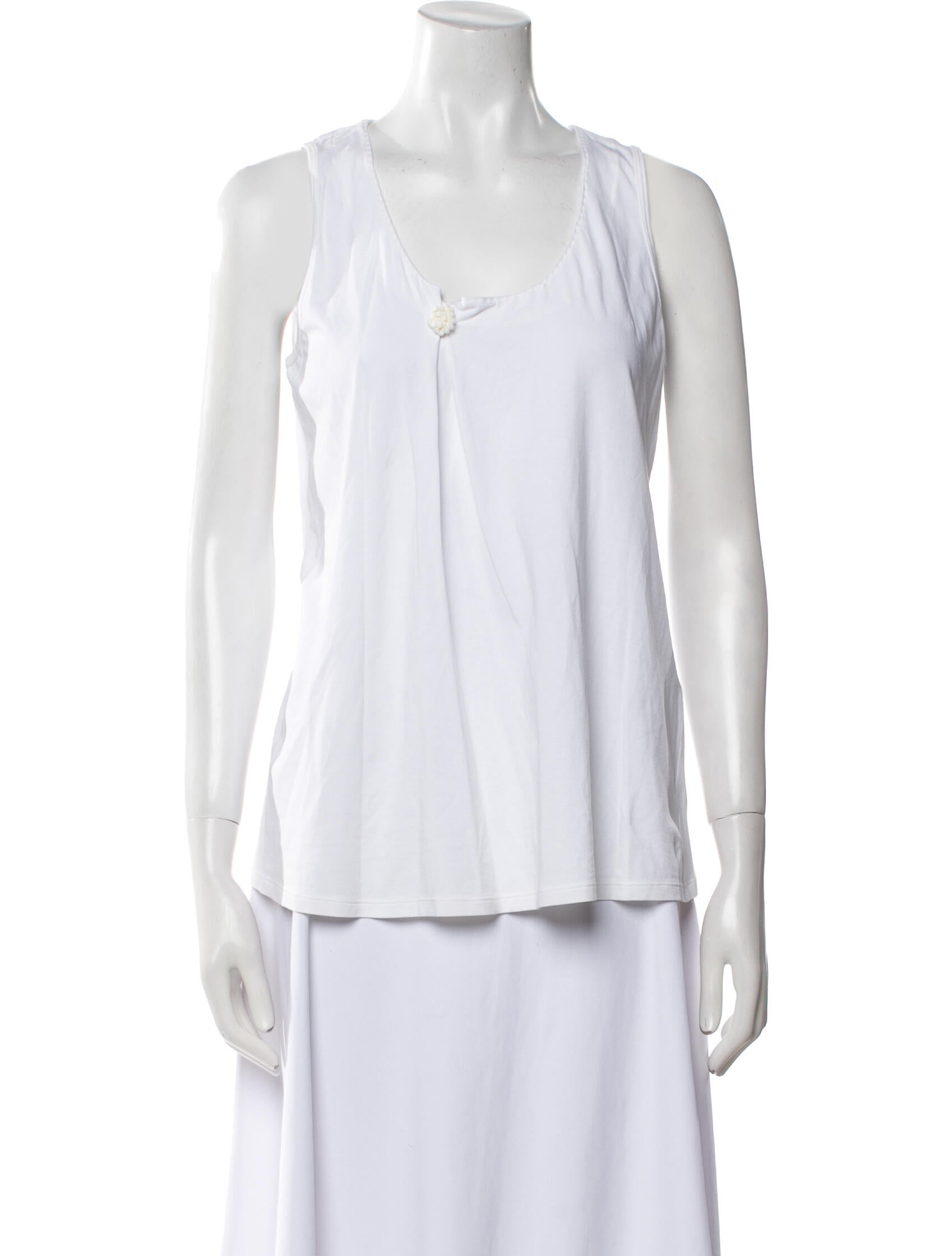 Brunello Cucinelli V-Neck Sleeveless Top