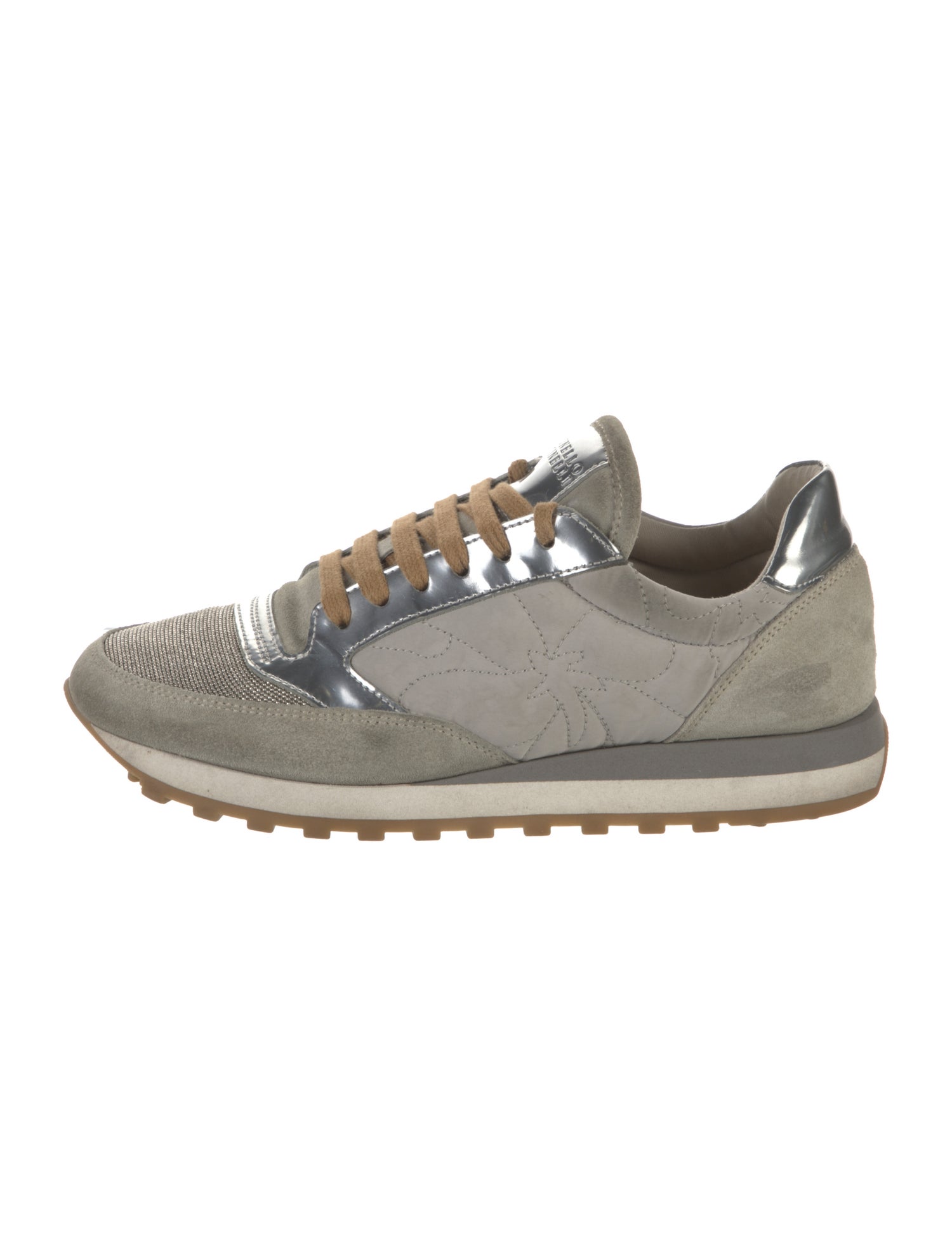 Brunello Cucinelli Monili Suede Sneakers
