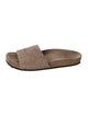 Brunello Cucinelli Monili Suede Slides