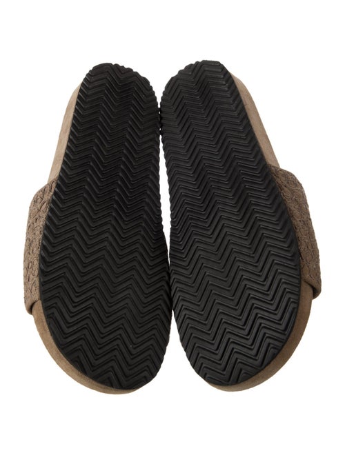 Brunello Cucinelli Monili Suede Slides