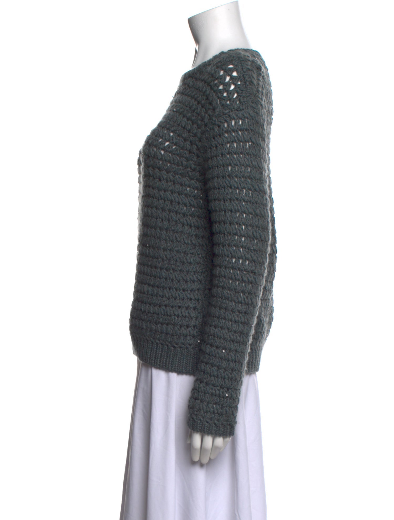 Brunello Cucinelli Cashmere Scoop Neck Sweater