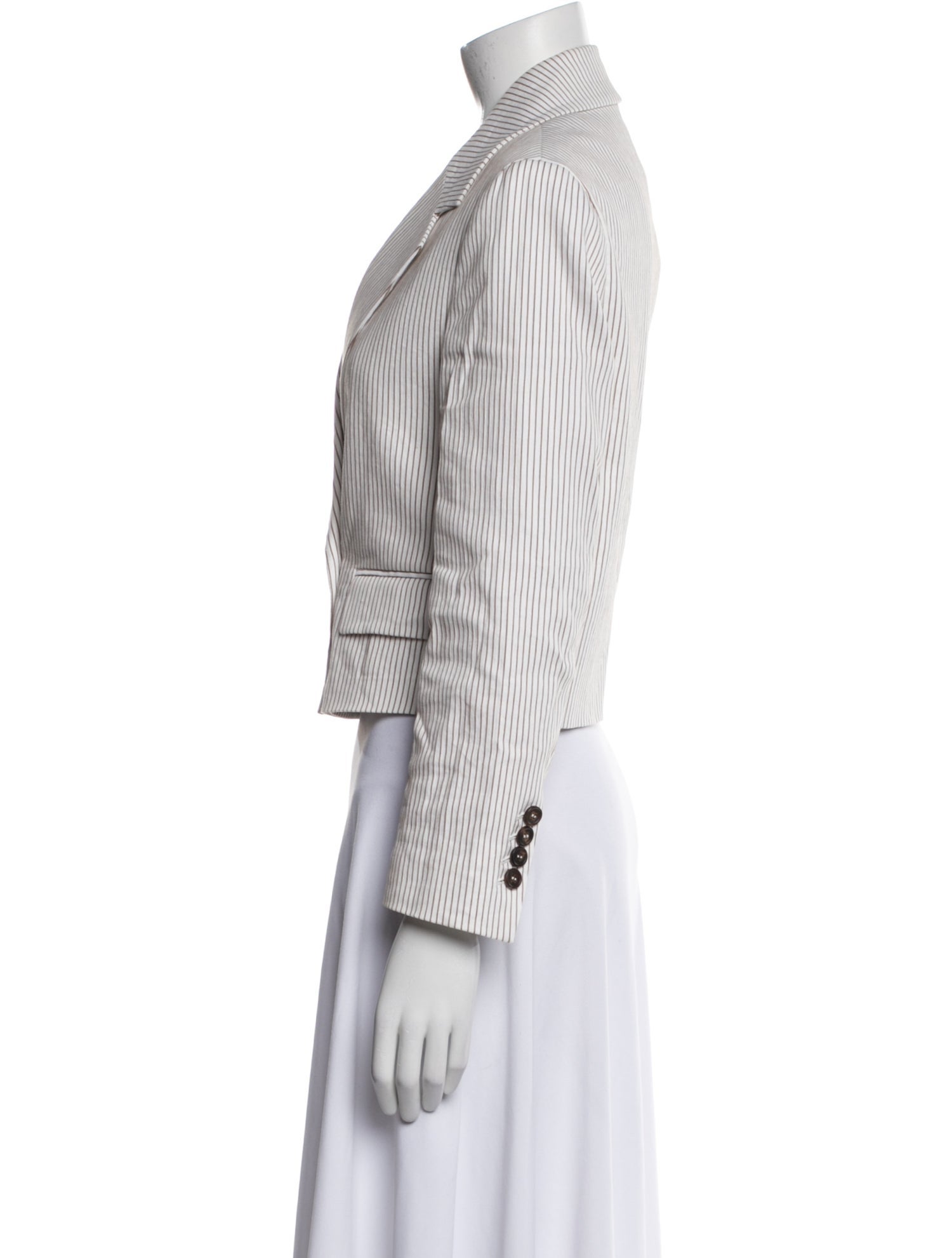 Brunello Cucinelli Linen Striped Blazer