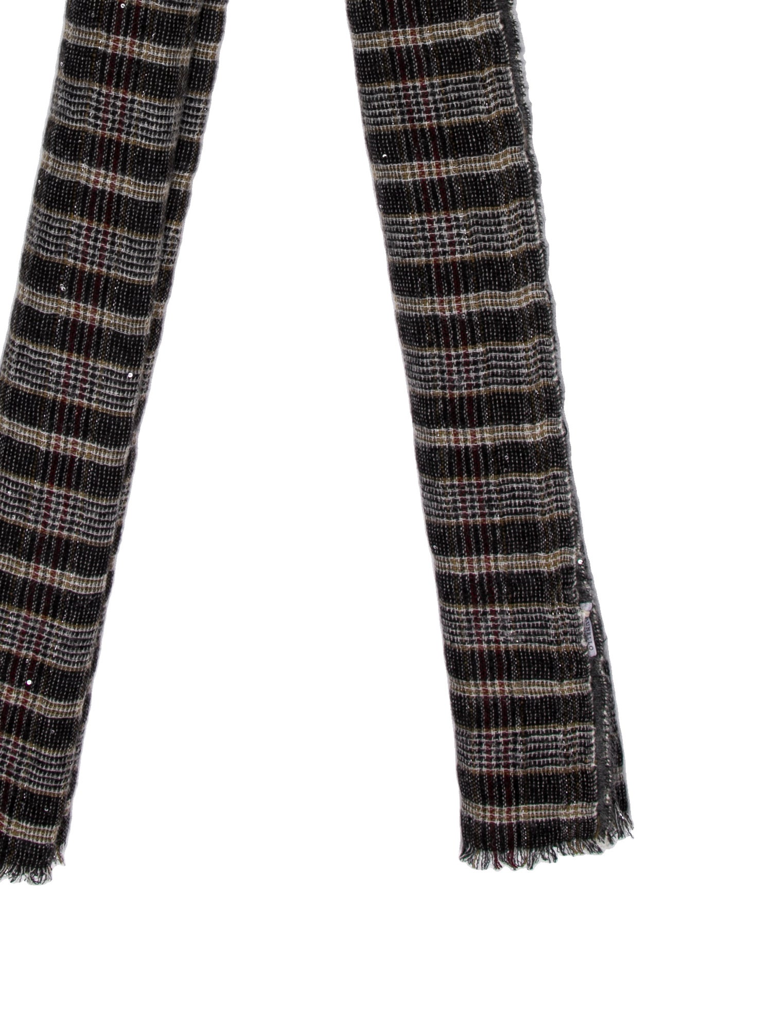 Brunello Cucinelli Cashmere Striped Scarf