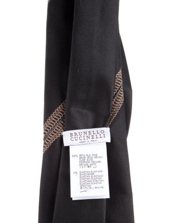 Brunello Cucinelli patterned silk tie