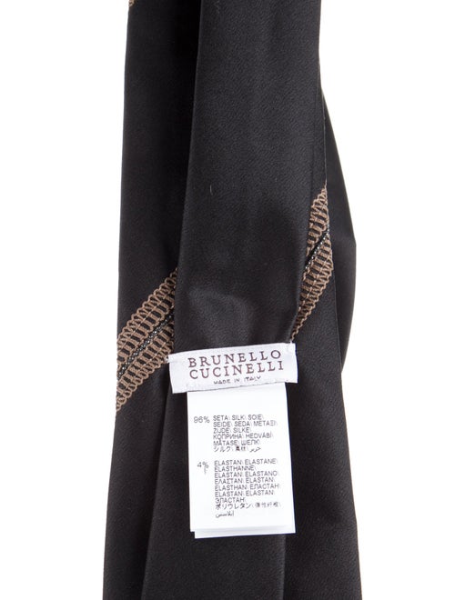 Brunello Cucinelli patterned silk tie