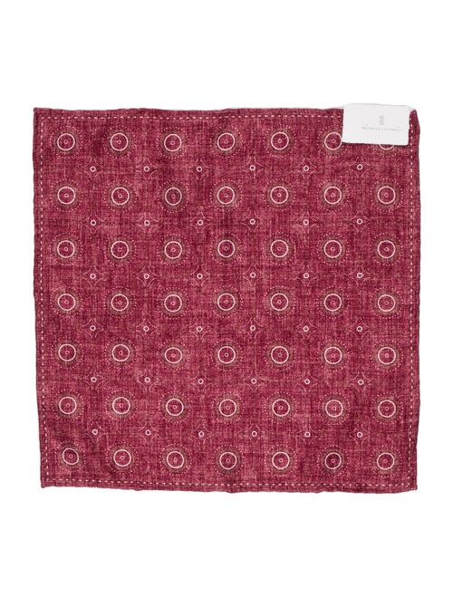 Brunello Cucinelli silk pocket square