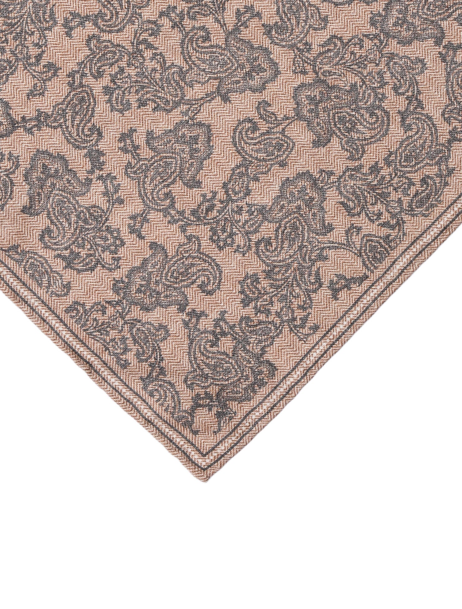 Brunello Cucinelli patterned POCKET SQUARE