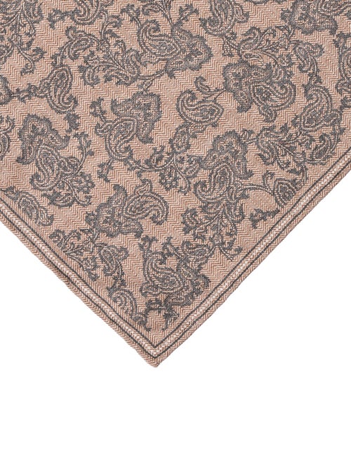 Brunello Cucinelli patterned POCKET SQUARE