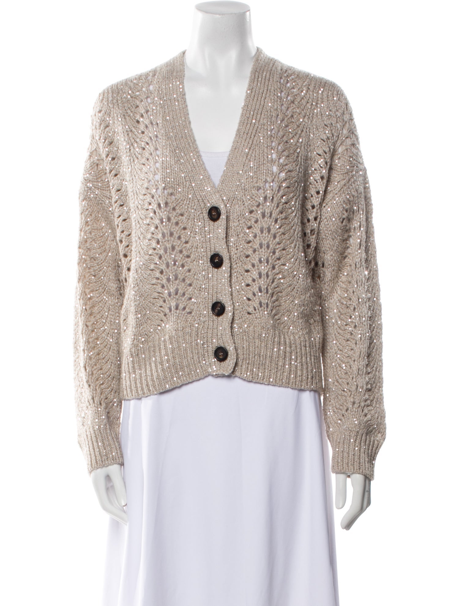 Brunello Cucinelli V-Neck Sweater w/ Tags