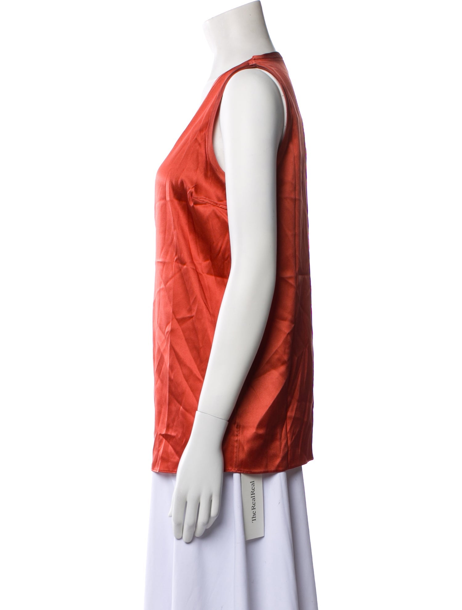 Brunello Cucinelli Silk V-Neck Blouse w/ Tags