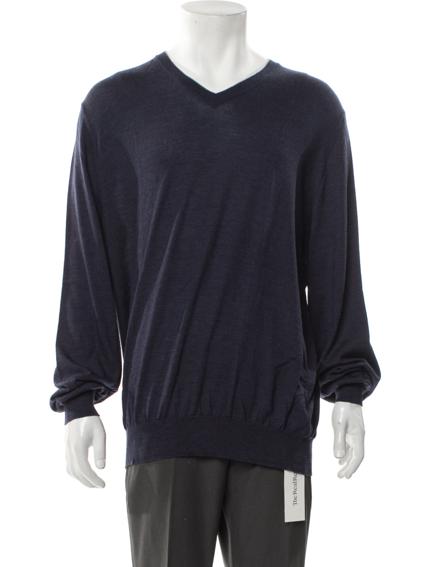Brunello Cucinelli Virgin Wool V-Neck Pullover