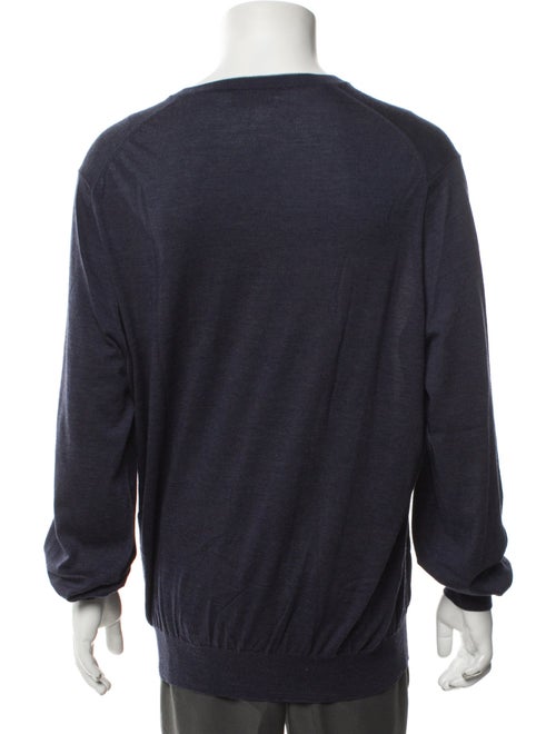 Brunello Cucinelli Virgin Wool V-Neck Pullover