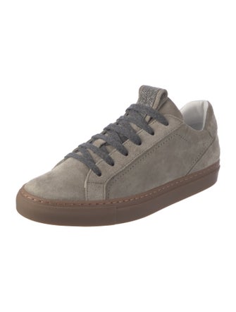 Brunello Cucinelli Monili Suede Sneakers