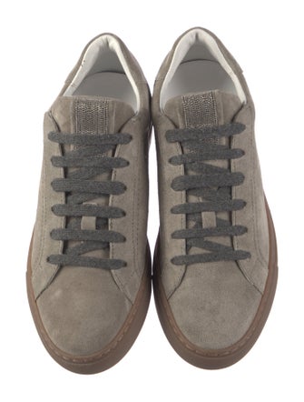 Brunello Cucinelli Monili Suede Sneakers