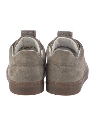 Brunello Cucinelli Monili Suede Sneakers